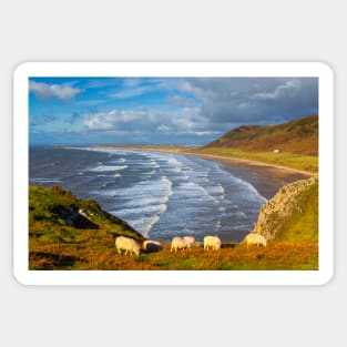 Rhossili Bay, Gower Sticker